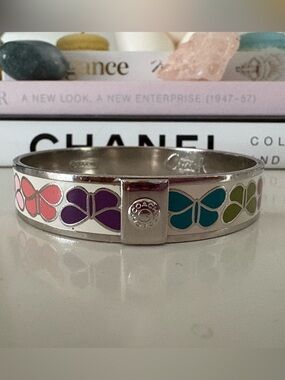 COACH Vintage Butterfly Bangle Bracelet